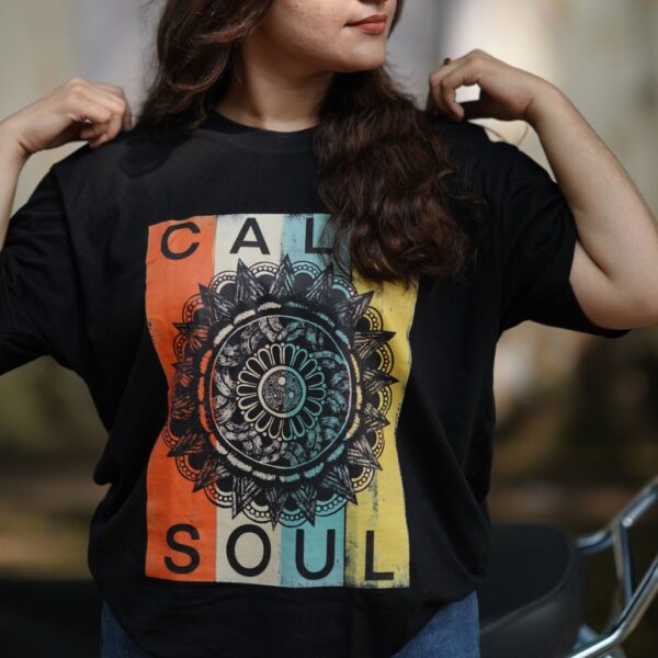 Calm Soul Unisex Oversized T-shirt 76 (Unisex)