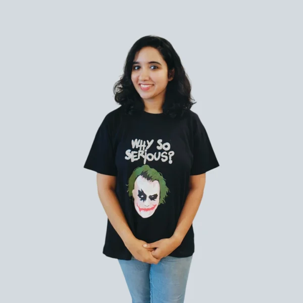 Joker Movie Inspired Doodle Print Regular T-shirt-Original Art Printed T-shirt 9 ( Unisex )